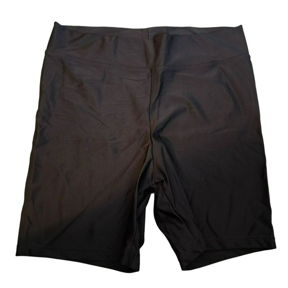 Youth Black Theatricals Shorts XL Stretch Nylon Spandex 6" Inseam  jj3763